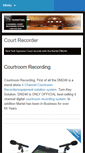 Mobile Screenshot of courtmachine.com